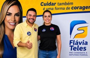 Flávia Teles e Zé Machado unem forças e fazem dobradinha política no Vale do São Patrício Flávia Teles e Zé Machado unem forças e fazem dobradinha política no Vale do São Patrício