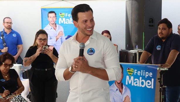 Felipe Mabel lidera entre novatos na disputa por vaga na Alego, aponta pesquisa Felipe Mabel lidera entre novatos na disputa por vaga na Alego, aponta pesquisa