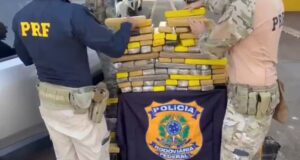 Perseguição na BR-060 termina com motorista preso e mais 440 kg de drogas apreendidos