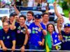 Ao lado de Daniel Vilela, Caiado afirma que “Goiás mostrou ao Brasil o que é boa gestão” Ronaldo Caiado, Gracinha e Daniel Vilela durante ato de campanha em Morrinhos