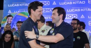 Daniel e Gracinha prestigiam reunião de Kitão com 2 mil apoiadores em Goiânia Daniel Vilela destacou a atuação de Lucas Kitão na Câmara de Goiânia e defendeu a sua chegada na Alego
