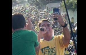 Flávio Bolsonaro pediu mobilização dos bolsonaristas para ajudá-lo a vencer Lula no primeiro turno