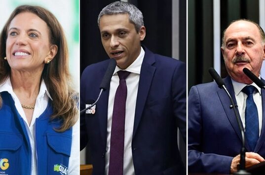 Gracinha lidera com 21,6% das intenções de voto, seguida por Gayer, com 21,1% e Zacharias, com 18,2%