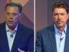 A aproximação entre Marconi Perillo e Wilder Morais ficou evidente durante o debate