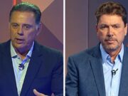 A aproximação entre Marconi Perillo e Wilder Morais ficou evidente durante o debate