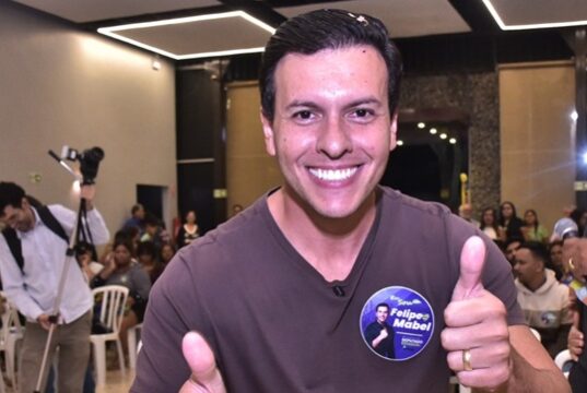 Felipe Mabel atribuiu o desempenho ao trabalho desenvolvido por sua campanha e à atuação de apoiadores