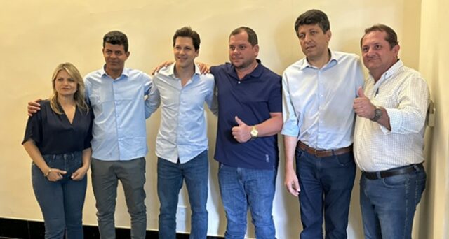 Daniel Vilela recebeu apoio de Wander Terra, presidente do PL em Simolândia, no Nordeste goiano