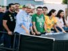 Wilder anuncia Michelle Bolsonaro e Bia Kicis em carreata, mas as duas não aparecem Wilder Morais durante agenda em Cristalina sem a presença de Michelle Bolsonaro