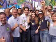 Gracinha e Daniel mobilizam Sudoeste e recebem apoio de prefeitos Daniel Vilela e Gracinha Caiado durante agenda pelo Sudoeste goiano