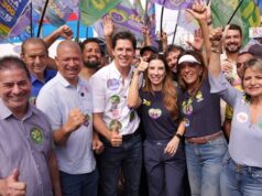 Gracinha e Daniel mobilizam Sudoeste e recebem apoio de prefeitos Daniel Vilela e Gracinha Caiado durante agenda pelo Sudoeste goiano