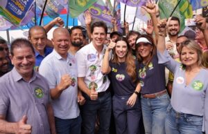 Gracinha e Daniel mobilizam Sudoeste e recebem apoio de prefeitos Daniel Vilela e Gracinha Caiado durante agenda pelo Sudoeste goiano