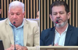 Interferência do presidente da Câmara muda rumo de votação de projeto do líder do prefeito Gilsão Meu Povo e Gleison Flávio durante a sessão na Câmara Municipal
