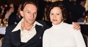 Ex-primeira-dama Leonor Ribeiro da Silva Melo ao lado de Freud de Melo