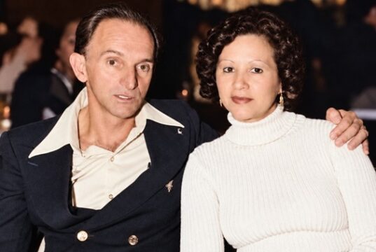 Ex-primeira-dama Leonor Ribeiro da Silva Melo ao lado de Freud de Melo