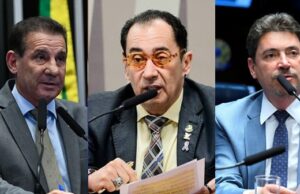 Vanderlan Cardoso, Jorge Kajuru e Wilder Morais