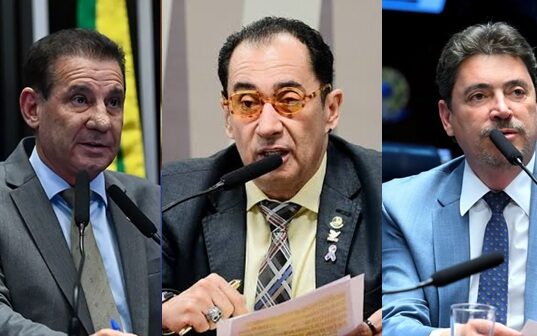 Fim da escala 6×1: senadores de Goiás votam juntos na PEC que reduz jornada de trabalho Vanderlan Cardoso, Jorge Kajuru e Wilder Morais