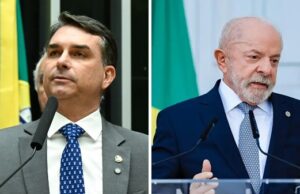 Flávio Bolsonaro lidera com 2,2 pontos percentuais à frente de Lula