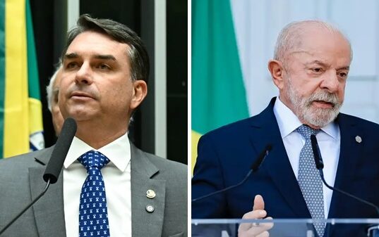 Flávio Bolsonaro lidera com 2,2 pontos percentuais à frente de Lula