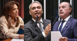 Gracinha Caiado, Gustavo Gayer e Zacharias Calil são os três primeiros na corrida ao Senado