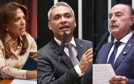 Gracinha Caiado, Gustavo Gayer e Zacharias Calil são os três primeiros na corrida ao Senado